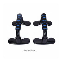 2 Pieces Detachable Design H-Shaped Push-up Grips Lightweight and Portable Push-up Stand Heavy Duty for Beginners