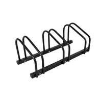 Steel Cycle Parking Rack Powder-Coated Bike Rack with Wheel Slots Heavy-Duty Cycle Stand Stable for Cyclists, Commuters, Outdoor