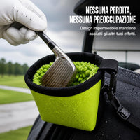 Multi-Color Golf Ball and Club Cleaning Pouch with Water Dispenser