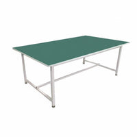 Reinforced Steel Frame Anti-Static Workbench Multipurpose Heavy Duty Assembly Table Easy to Assemble Packing Station Table for Laboratory Personnel, Factory Workers, Warehouse Personnel, Workshop