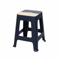 Modern Minimalist Design dual-color Utility Stool Stackable nested Seat long-lasting Household Furniture Anti-Slip Feet for Adults, Guests, Homeowners, Kitchen, Dining Room, Bathroom, Entryway