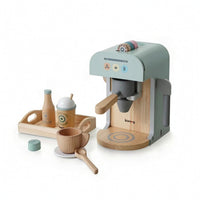 Wooden Coffee Machine Toy Safe Wooden Coffee Maker Toy Pastel for Nursery, Kids