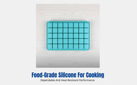 Creative Square Ice Cube Tray, 40-Grid Food Grade, DIY Chocolate, Molasses, Cake Making, Flexible Easy Release