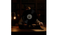 Vinyl Record Player Ornament Creative Retro Record Player Model Sculpture for Entryway Console