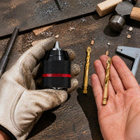 Keyless Drill Chuck Adapter for Angle Grinder Electric Wrench Conversion