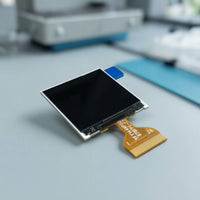 Transmissive Display Screen Module 128x128 Screen Display with Ribbon Connector Compact for Hobbyists, Device Repairs