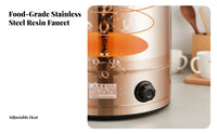 Keep Warm Function Electric Water Boiler Automatic Boiling Electric Hot Water Dispenser Quick Heating Large Capacity Insulated Barrel Adjustable Temperature Control for Restaurant Employees, Deactivate Ice Workers, Restaurants, Deactivate Ices