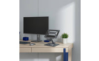 Laptop Stand, with Docking Station Metal Docking Station Laptop Stand Swivel for Professionals, Students, Home Office, Desk, Study