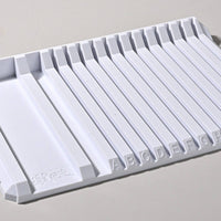 Model Parts Rack Embossed Labels Hobby Tool Organizer Multiple Slots Tool Slot Organizer for Workbench, Craft Table