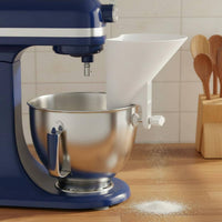 Stand Mixer Flour Funnel Food Grade Universal Mixer Funnel Dishwasher Flour Pouring Spout for Bread Makers, Mixing