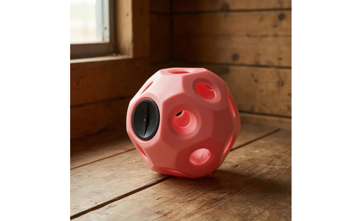 Hay Dispenser Ball Molded Hay Toy Ball Mentally Stimulating Feeder for Horses, Cattle