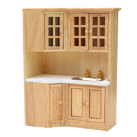 Dollhouse Kitchen Cabinet with Sink Wooden Dollhouse Kitchen Cabinet Classic