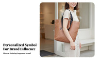 PP Woven Shopping Bag Customizable Brand Mark Woven Tote Bag Two Handles Heavy Duty Shopping Tote for Retailers, Women, Retail Stores, Home Storage