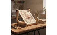 Wooden Embroidery Frame Stand Flexible Embroidery Frame Holder Smooth Cross Stitch Stand Handmade for Hobbyists