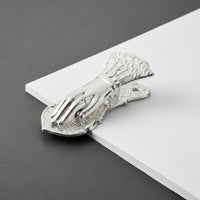 Metal Hand Clip Embossed Vintage Hand Clip Multi-Use Stationery for Photographers, Scrapbooking