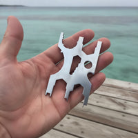 Multifunction Scuba Regulator Tool Stainless Steel Scuba Multi-Tool for Dive Technicians, Gear Maintenance