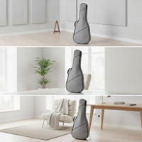 Padded Guitar Bag Two-strapStrap Acoustic Guitar Bag Water-Resistant Case for Guitarists, Students, Travel