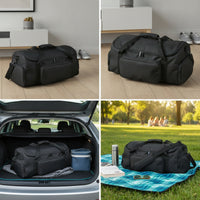 Speaker Case with Shoulder Strap Padded Speaker Carrying Bag with Shoulder Strap Portable Zippered for Gigs, Outdoor Gatherings