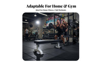 Adjustable Squat Rack Commercial Grade Multi-Functional Bench Press Stand Heavy-Duty Steel Construction Barbell Bench Press Rack for Weightlifters