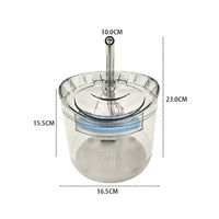 Cat Water Fountain Quiet Pet Drinking Fountain Waterer Electric Corded for Cats, Apartments, Kitchen