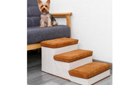 Foldable Pet Steps with Storage Non-Slip Bottom Pet Stairs with Storage for Cats