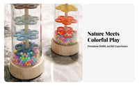 Early Education Rain Stick Toy Colorful Design Rain Sound Tube Vibrant Colors for Toddlers, Babies, Music Class, Preschool, Daycare