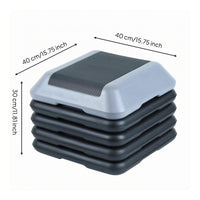 Aerobic Step Base Rectangular Step Aerobics Base Rounded-Edge