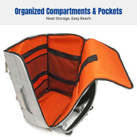 Men's Laptop Backpack, Large Capacity Nylon, Wet/Dry Separation, Multi-Functional, Full Opening, Branding Print
