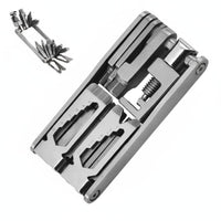 Compact Bike Chain Tool Sturdy Metal Cycle Multi Tool Easy to Stow Foldable Bike Multitool for Cyclists