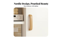 Minimalist TV Cabinet Stable Structure Small TV Console with Storage Raised Leg Design Narrow Media Cabinet for Bedroom