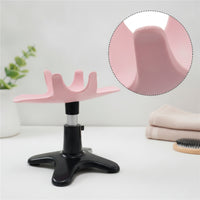 Versatile Dog Grooming Stand with Cradle Adjustable-Height Pet Grooming Restraint with Base Rotating for Nail Trimming