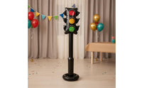 Inflatable Traffic Light Easy to Inflate PVC Traffic Light Toy Portable Party Supply for Kids, Birthday Parties, Classrooms