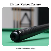Carbon Fiber Cue Extension Extended Reach Carbon Fiber Cue Extender Billiard Stick Extender High-End Design for Tournaments, Bar