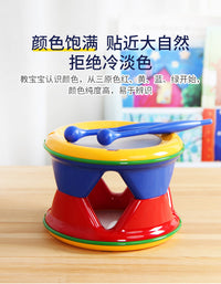 Tolo宝宝小鼓玩具儿童奥尔夫打击乐器婴儿拍拍鼓敲击9-12月1-3岁