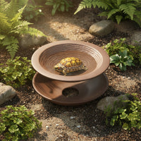 Split-Style Basin with Base Ceramic Bowl Versatile Bath Pool for Enclosures