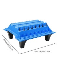 Sloped Engine Parts Storage Workbench Easy to Clean Engine Cylinder Head Organizer Long-Lasting Cylinder Head Parts Tray Heavy-Duty for Workshops