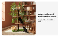 Feline Climber Perch Sturdy Construction Multi-Level Feline Climber Easy Assembly Sisal Feline Scratching Surface Structure for Adult Cats, Kittens