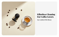 No-Knock Grounds Removal Portafilter Air Blower Elegant Design Coffee Puck Blower Multi-Functional for Home Coffee Maker S, Office Pantry