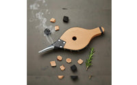 Wooden Fire Bellow Portable BBQ Air Blower Easy to Operate Manual Air Blower for Campers, Grillers, Outdoor, Camping