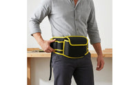 Tool Waist Bag Waterproof Waist Tool Bag Work Gear Multiple Pockets Reinforced