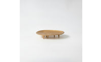 Decorative Fruit Plate Sculptural Fruit Plate with Feet Low-Profile Candy Dish for Sideboard