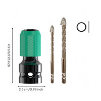 Knurled Grip Power Drill Conversion Head Compact Telescopic Drill Adapter Textured Surface Impact Wrench Adapter Metal