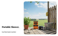 Rechargeable Pump Shower System Portable Design Outdoor Gear Suction attachment Mount individual hygiene Appliance for Students, Hikers, Dormitory, Camping, Beach