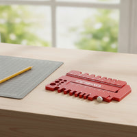 Marking Tool with Adjustment Knob Precision Woodworking Square Lightweight