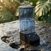 Automatic Fish Feeder Large Capacity Fish Feeder Twin Powers for Vacationers