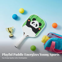 Children's Pickleball Paddle Easy Control Kids Pickleball Racket Outdoor Game Even Rounded Edges Sports Equipment for Indoor