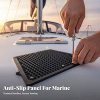 Plastic Trapezoidal Boat Plate Lightweight Trapezoid Stern Plate Boating Hardware Long-Lasting for Kayak, Paddle Boat