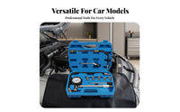 Engine Compression Tester Kit Hinged Lid Cylinder Pressure Gauge Kit Cylinder Pressure Tester pairedScale for Garage