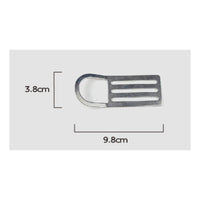Stainless Steel D-Loop Buckle Heavy Duty Diving D-Loop Long-Lasting Stainless Steel Harness Slide Easy Installation for Technical Divers