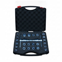 CNC Machined Bike Bearing Press Anodized Blue Hub Bearing Press Set Hard Case Foam Cutouts for Bike Repair Shop, Workshop